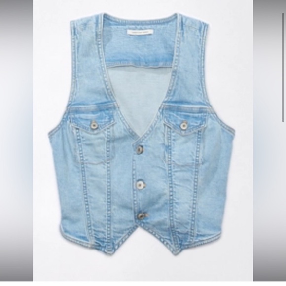 American Eagle denim vest - Picture 4 of 6